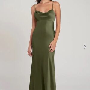 Jenny Yoo Bridesmaids Dress Addison Maternity in Olive